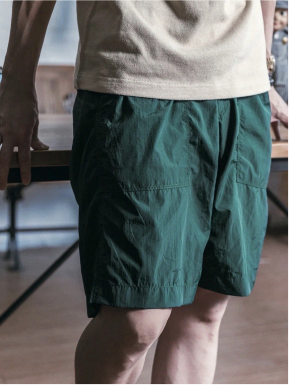 Nylon Climbers' Shorts - Green Non Stock Mfg. Co. S